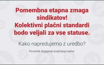Pomembna etapna zmaga sindikatov!