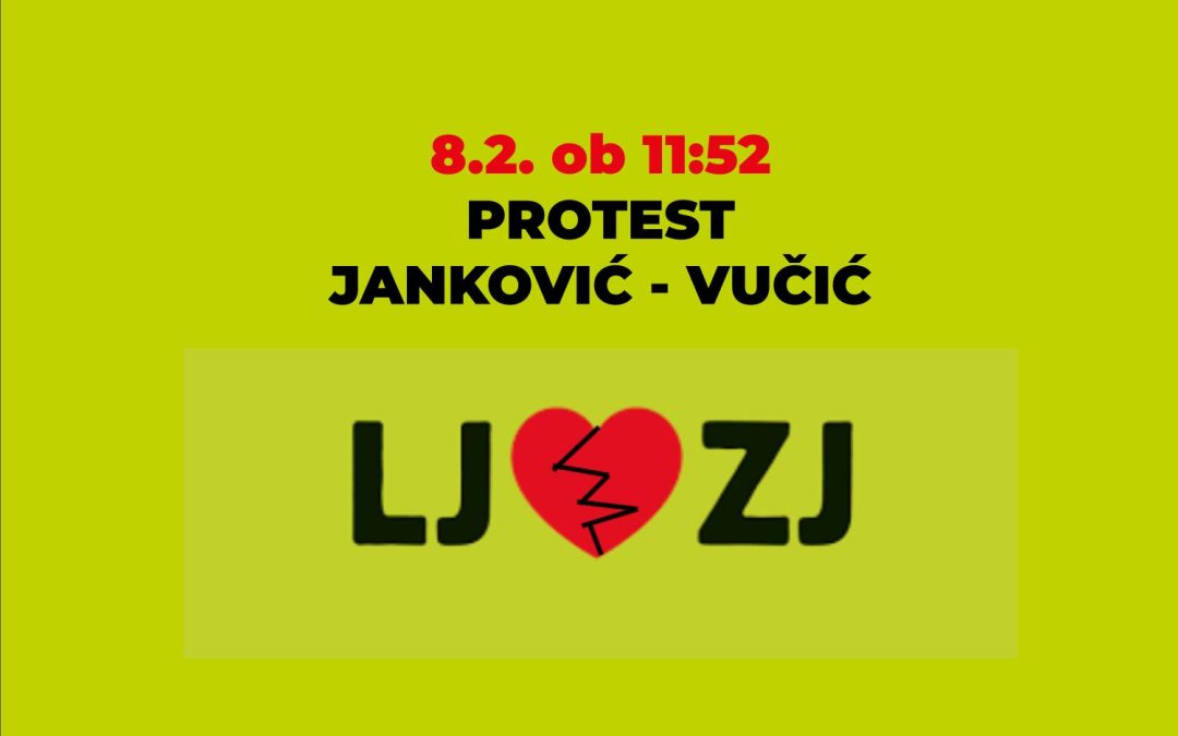 8.2 ob 11:52: Protest Janković – Vučić