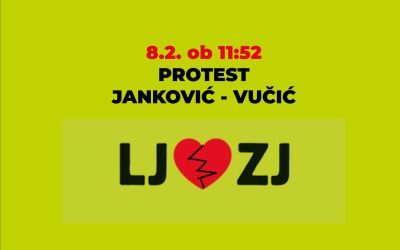 8.2 ob 11:52: Protest Janković – Vučić